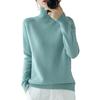 CNYA Rib Knit Turtleneck Long Cut and Sewn High Neck Pullover Solid Perfect for and Elegant Women's Sweater, Top, Sleeve, Sweater, Autumn/Winter,