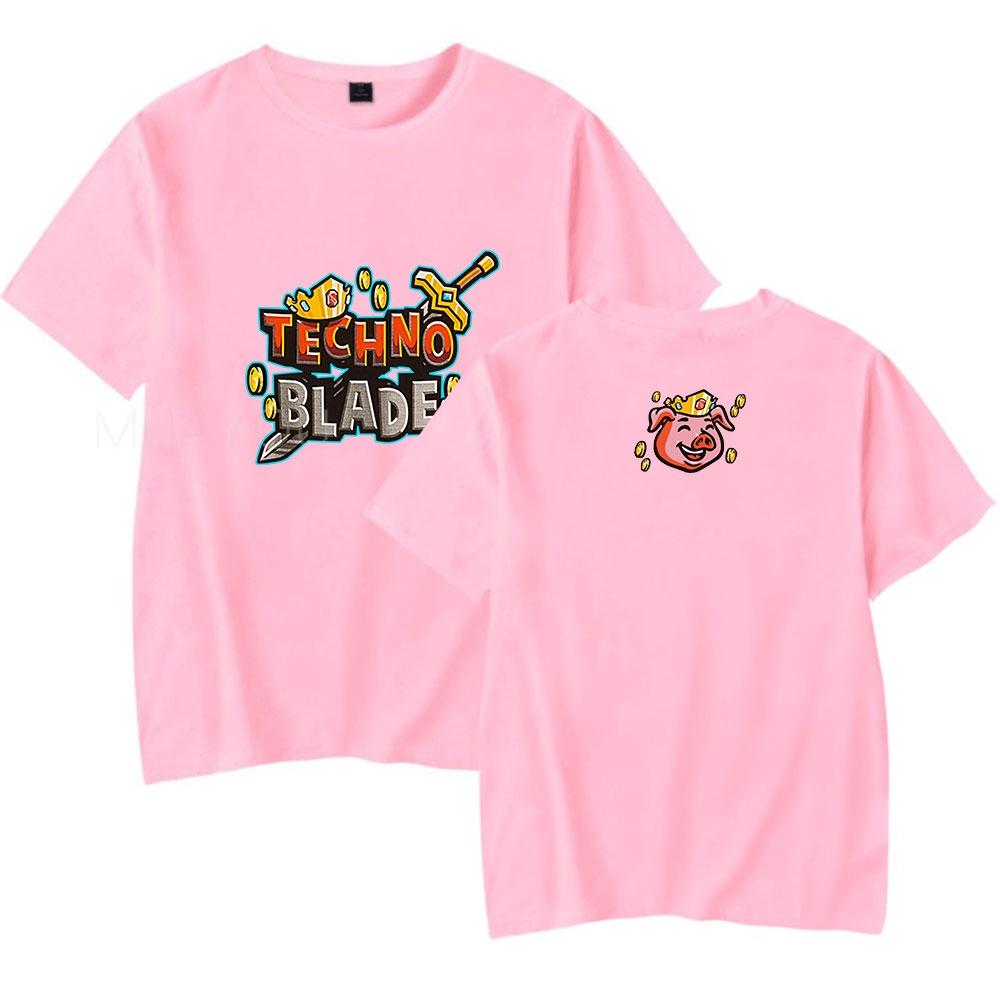Technoblade Merch Tshirt Hot Sale Summer Tops Short Sleeve Unisex WoUnisex Tshirt Technoblade RIP RIP GOOD GAME Merch Anime Clothes