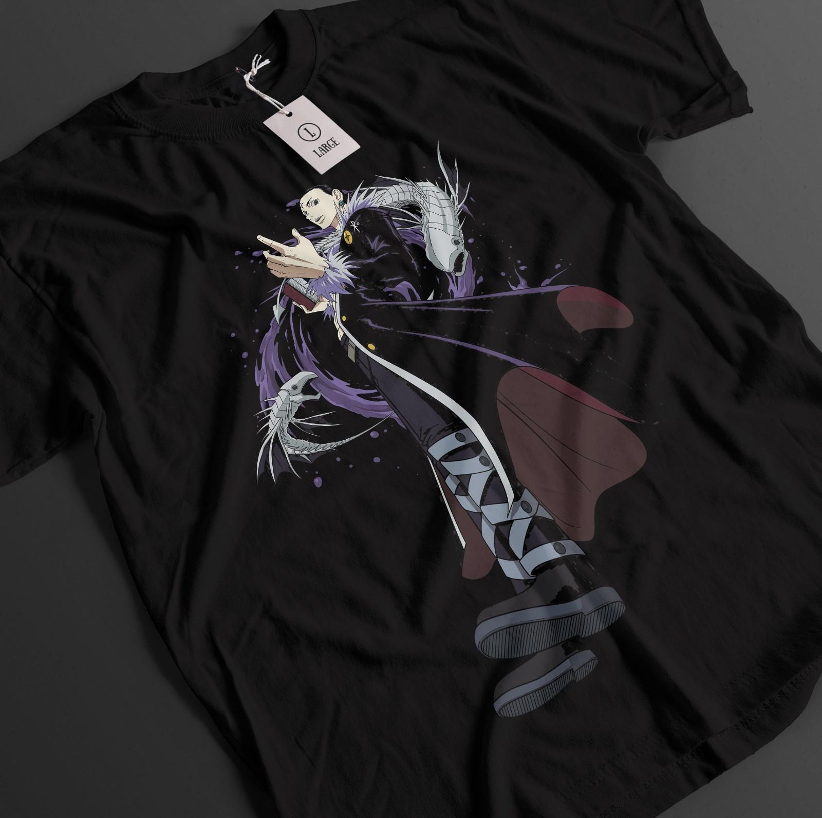 

Hunter x Hunter Shirt Chrollo T-Shirt Mens Womens Tees Top Phantom Troupe HxH Hisoka Anime Unisex Tee 2XL