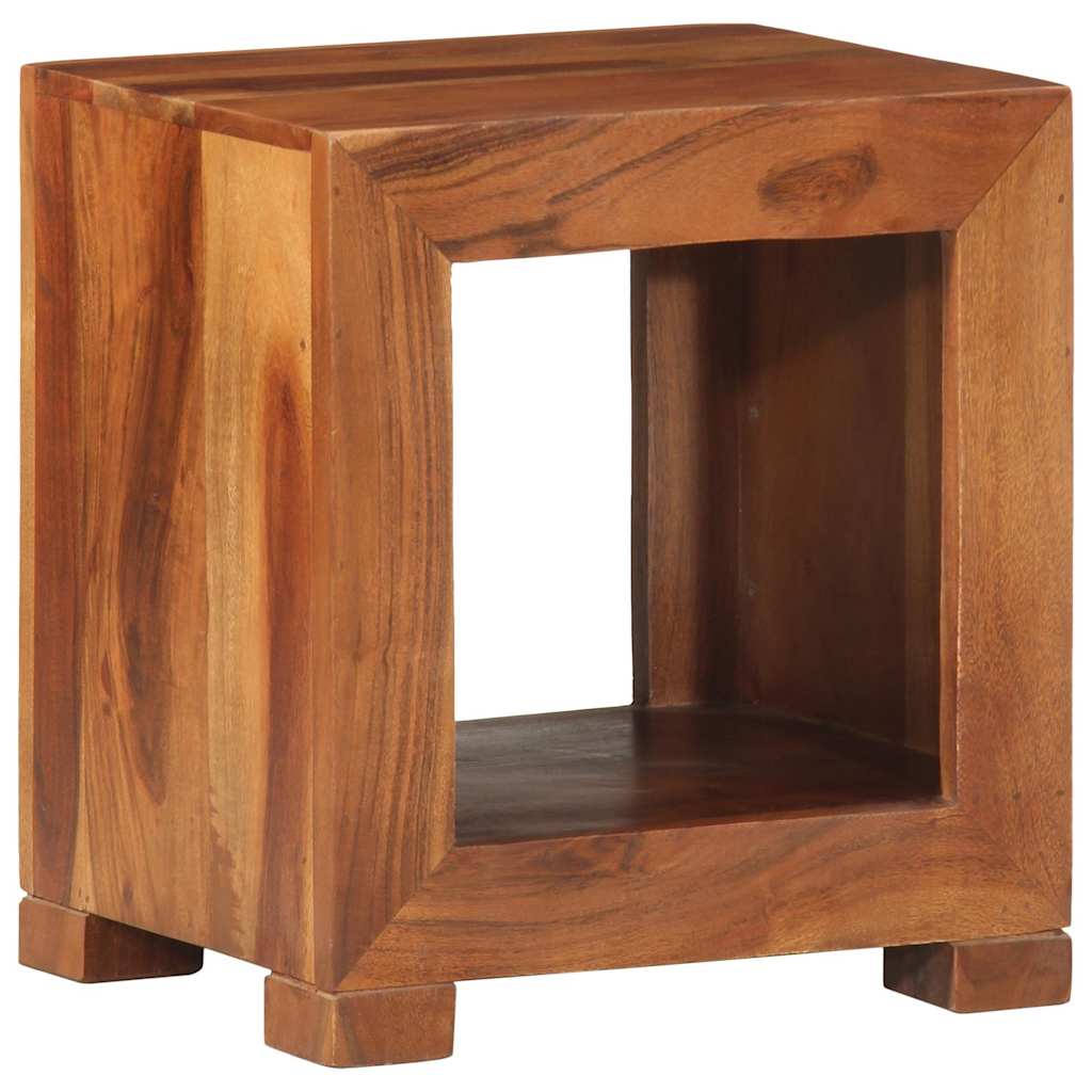 Side Table 37 X 29 X 40 Cm Solid Acacia Wood