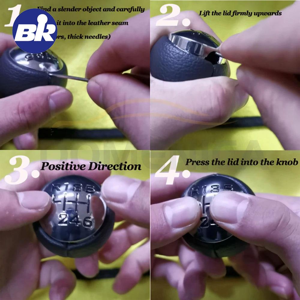 Car Accessories Gear Shift Knob 5/6 Speed Interior Parts for Peugeot 307 308 3008 407 5008 807 for Citroen C3 C4 Lever Shifter