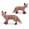 Simulated Red Fox Firefox Fox Model 4 Forest Animal Sand Table Decorative Static Ornament Toy