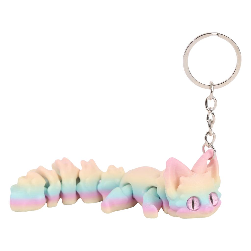 High Precision 3D Fox Key Chain Charm Lightweight Portable Keyring Accessory For Anime Fans and Gift Collector