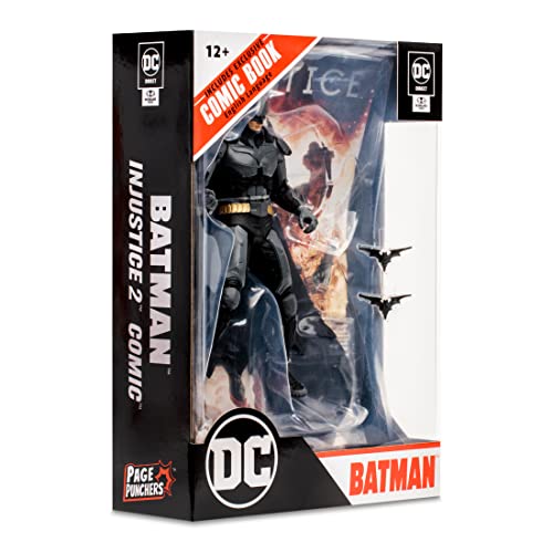 McFarlane Toys - DC Direct Gaming 7-inch Figure with Comic - Injustice 2 WV1 - Batman
