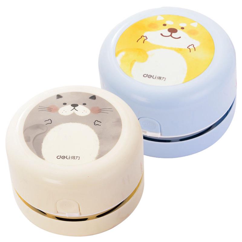 

Міні Мультяшний Пилосос Портативний Для Дому Офісу Кутка Столу Бездротовий Підмітач білий