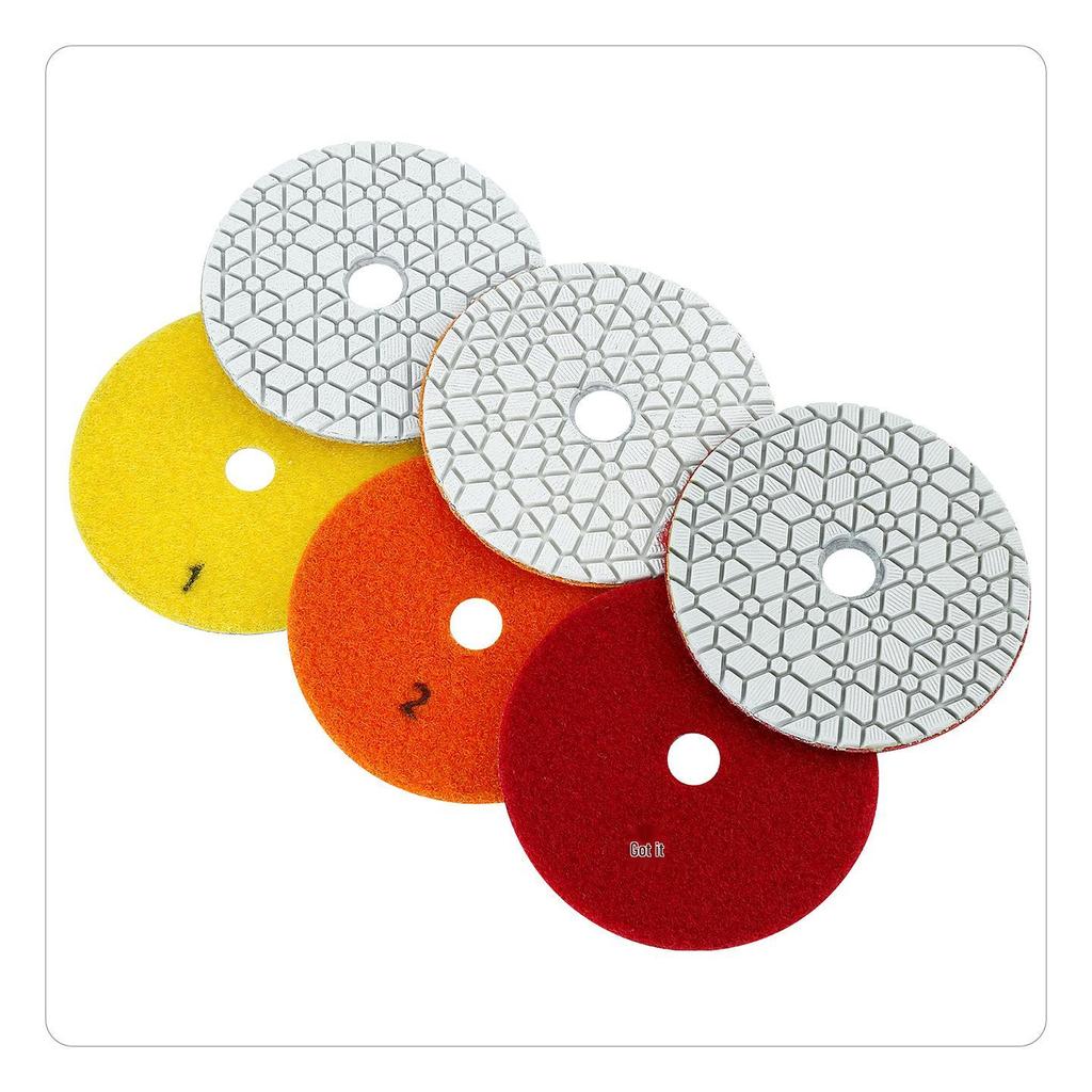 Diamond Water Grinding Disc for Angle Grinder - Polishing Disc for Marble, Granite, and Floor Renovation