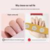 Durable Egg Yolk Nail Art Polishing Strips - No Shedding, Wear-Resistant Wood Chip Files