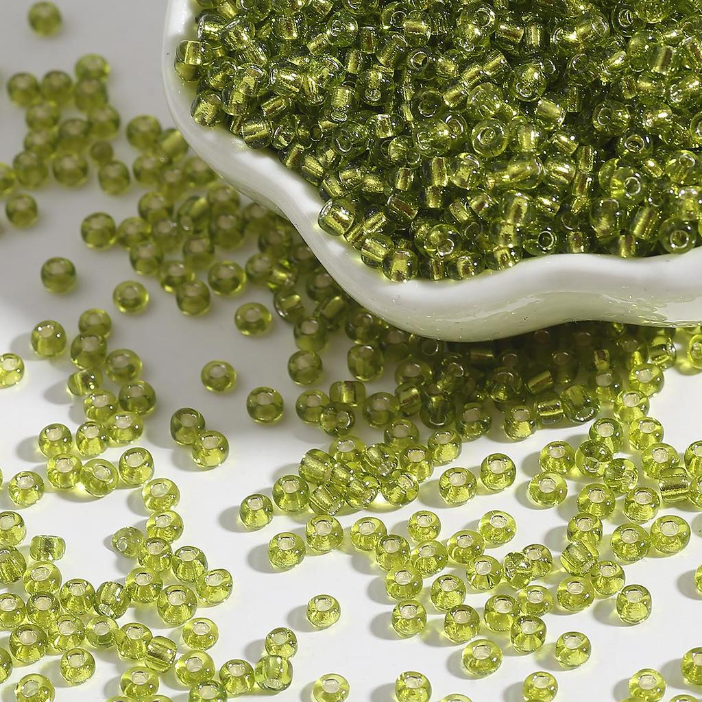 2/3/4mm 150-1000ks Skleněný křišťálový český rokajl pro vlastní výrobu šperků