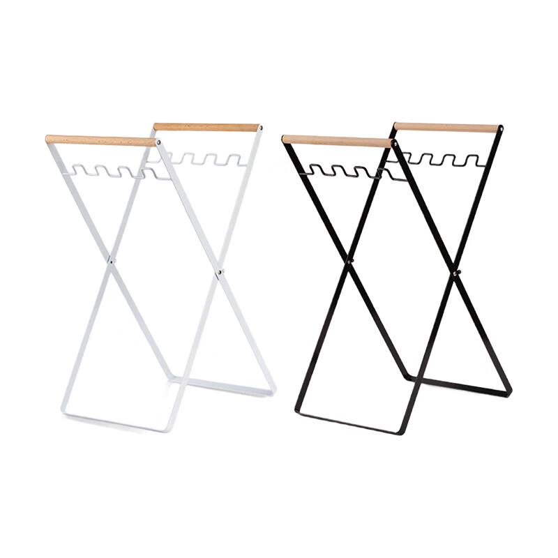 Zhizhou Outdoor Folding Trash Bag Holder with Wooden Handle