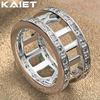 925 Silver Roman Numerals 5-10 Ring For Women Fashion Accessories Jewelry