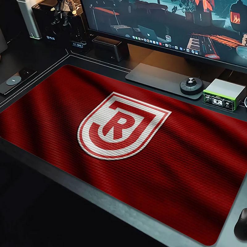 SSV Jahn Regensburg Large Size Mouse Pad Large Gaming Table Cushion Non-slip Laptop Tablet Big Mousepad XXL Mat Mini PC Playmat With Lock edge