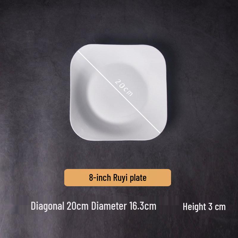 

Elegant White Ceramic Plate with Gold Rim - Perfect for Steak, Pasta, Soup, and More in Restaurants or Homes.