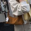 2025 New Fashion Korean Version Retro Solid Color Versatile Shoulder Bag Casual Women's Bag Commuter Messenger Bag