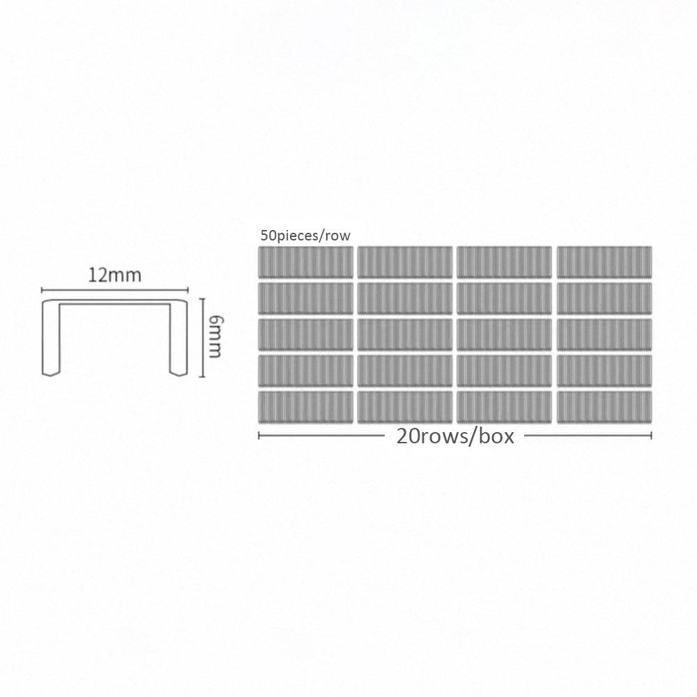 10 Boxes Of 24/6 Universal 12-gauge Staples For 25 Pages Of Office Paper Stainless Steel Staples