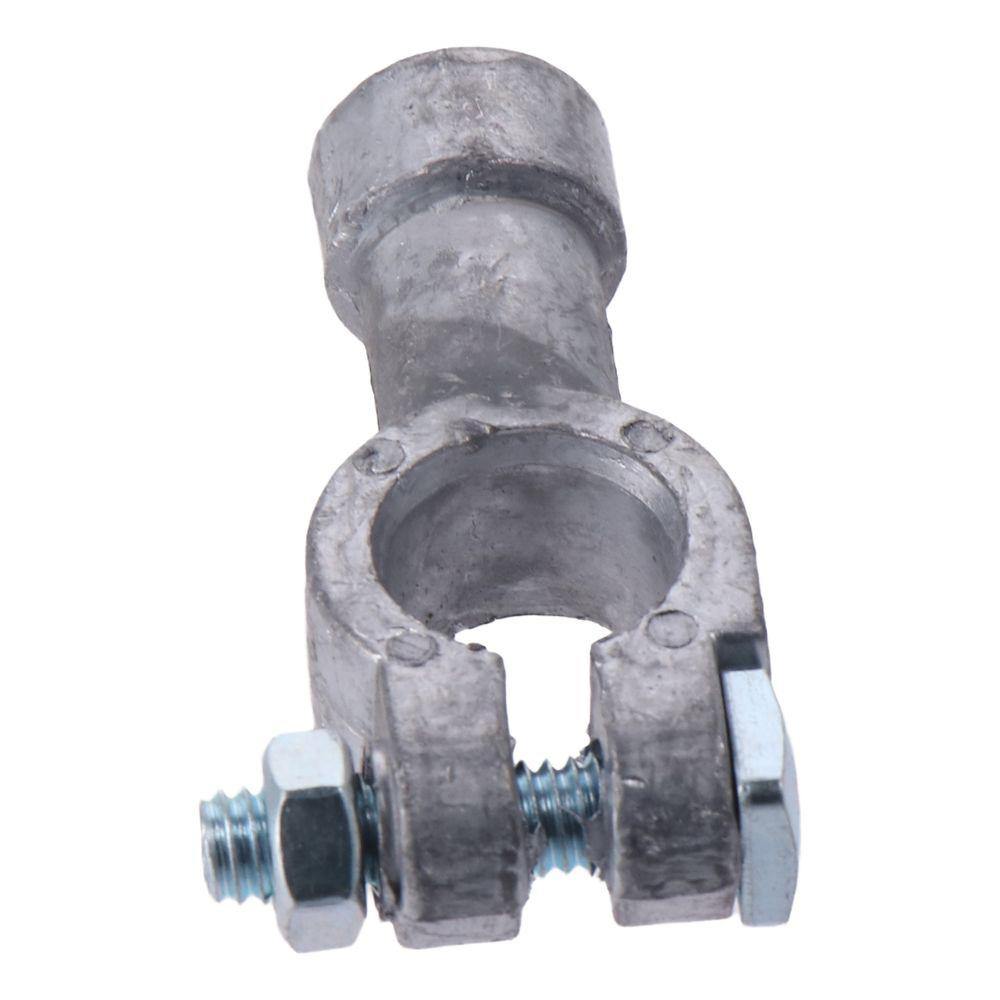 1Pair Car Assessories Parts Lead Battery Post Adapter Silver Nuts Side Post Battery Cable For Car