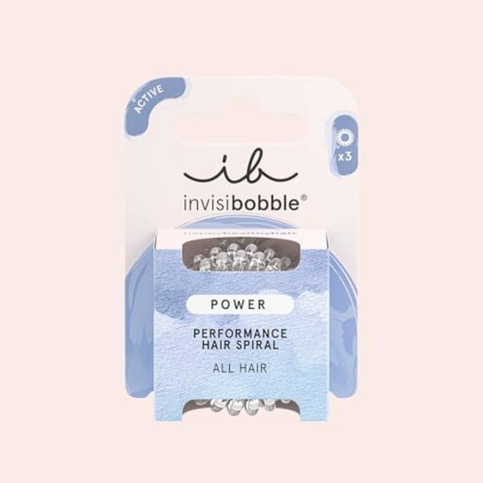 Élastique Cheveux - INVISIBOBBLE - Power X3 - Transparent - Extra Fort - Sans Traces