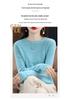 2023 Autumn Women's Pure Wool Round Neck Knit Sweater Cardigan - Stylish & Versatile