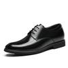 Inner Height-increasing Leather Shoes Men's 8cm Business Dress British and Korean Version Pointed Wedding Shoes Lace-up Soft-soled Casual Men's Shoes