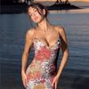 Dress Cross-Border Summer 2024 New Arrival Silm Sexy Long Dress Fashion Style Sexy Leopard Print Strap Dress