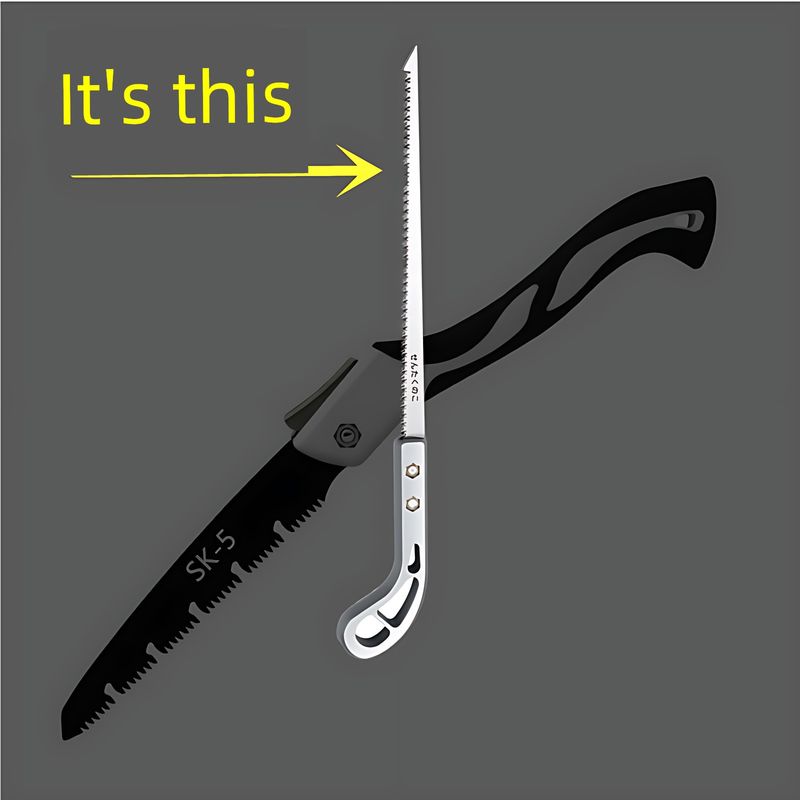 

New Arrival High Manganese Hacksaw Trees Saw Outdoor Garden Foldable Hacksaw Express Saw Wood Handy Gadget Wood Woodworking Handsaw Domestic SK5 cocktail saw quality
