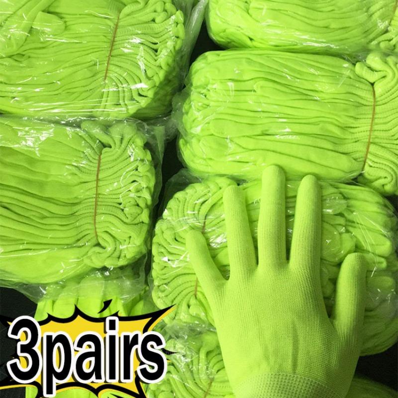 Fluorescent Green Gloves Glow In UV Neon Glove Neon Party Supplies Glow In Blacklight UV Light Theme Party For Birthday Decor