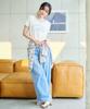 Lee Women Summer Oversized Fit Tencel Denim Pants Indigo Medium