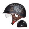 Locomotive Scooter Helmet Motorcycle Half Helmet Men's and Women's Helmet Four Seasons Light Locomotive Retro Helmet Riding
