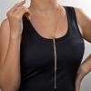 1 Elegant and Simple Long Flowing Su Adjustable Pull-out Y-shaped Multi-layer Women's Necklace Sweater Chain