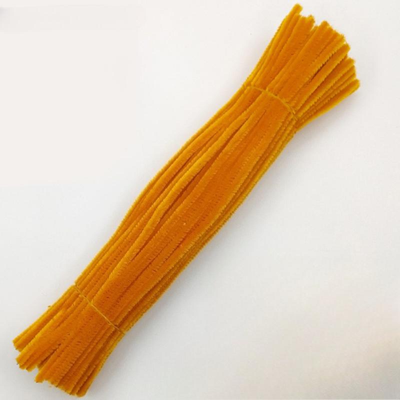 500pcs Chenille Stem Pipe Kids DIY Creative Chenille Sticks Cleaners Kindergarten Educational Handmade Material Plush Strips