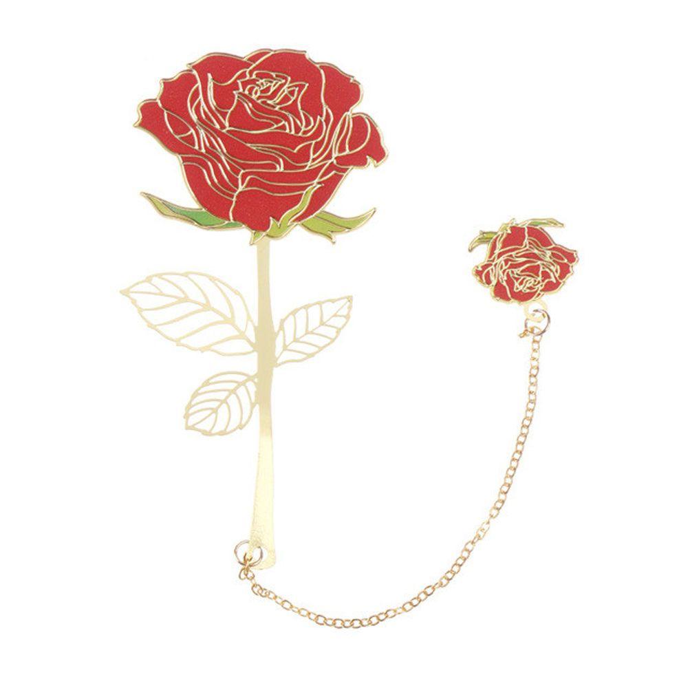 Flower Apricot Leaf Chinese Style Metal Bookmark Hollow Bookmark Leaf Bookmark Vintage Bookmark