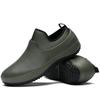 Chef Shoes Kitchen Shoes EVA Water Shoes Men's and Women's Catering Low Top Black Leather Work Shoes Large Size