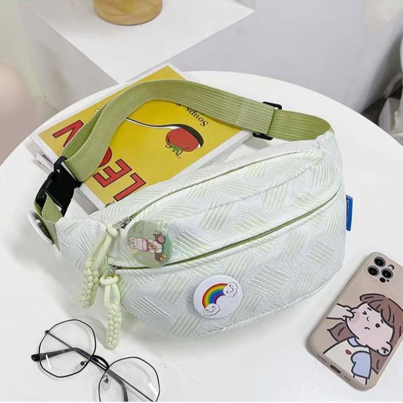 Leisure Fashionable Waist Bag Women Small Fresh Chest Bag Outdoor Sports Running Crossbody Bag Portable Travel Large Capacity Shoulder Bag Armpit Bag