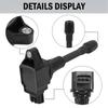 4Pcs Ignition Coil & Spark Plugs For Nissan Altima Sentra Rogue Infiniti Q70 M56