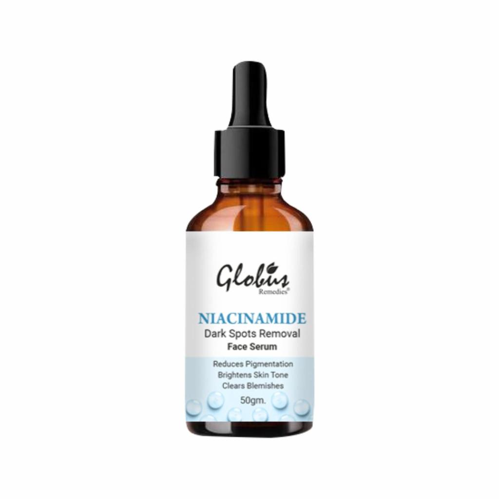 Globus Remedies Niacinamide Anti-Pigmentation Face Serum, Clarifying Serum for Dark Spots & Pigmentation, 50ml