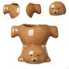 Bear Figurine Flower Pot Organizer for Home and Garden