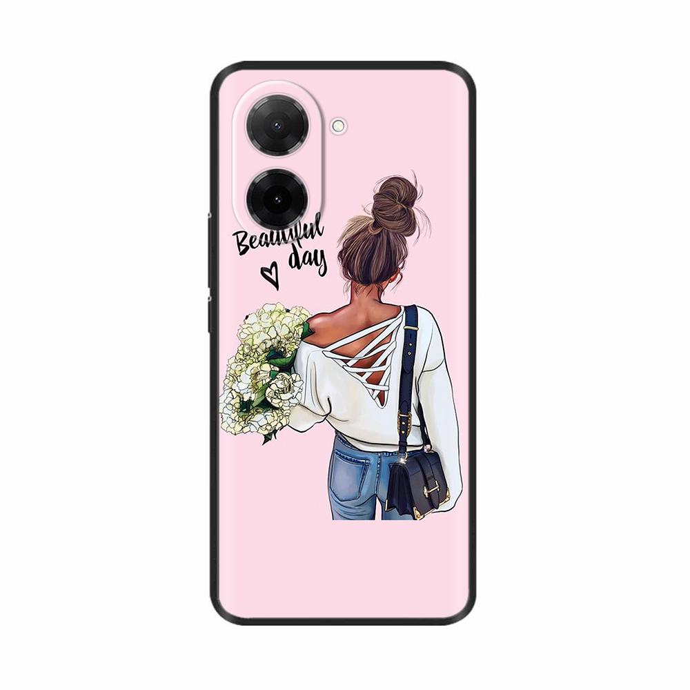 For Poco C71 Case Xiaomi Poco C71 Cover Fundas Coque Soft Black Silicone Camera Protector Phone Bumper Shell Poco C71 Casing