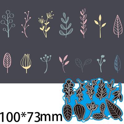 DIY Kleine Blatt-Stanzformen Karbonstahl Metall-Stanzformen für Scrapbooking