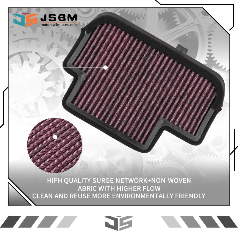 JSBM Motorcycle High Flow Air Filter For CFMOTO 650MT 600NK 400NK 650GT 650TR 650TK 400GT 700MT 400 650 700 NK MT GT TR  TK
