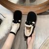 2024 Autumn and Winter Fashionable and Comfortable Women's Retro Casual Loafers Soft and Warm Furry