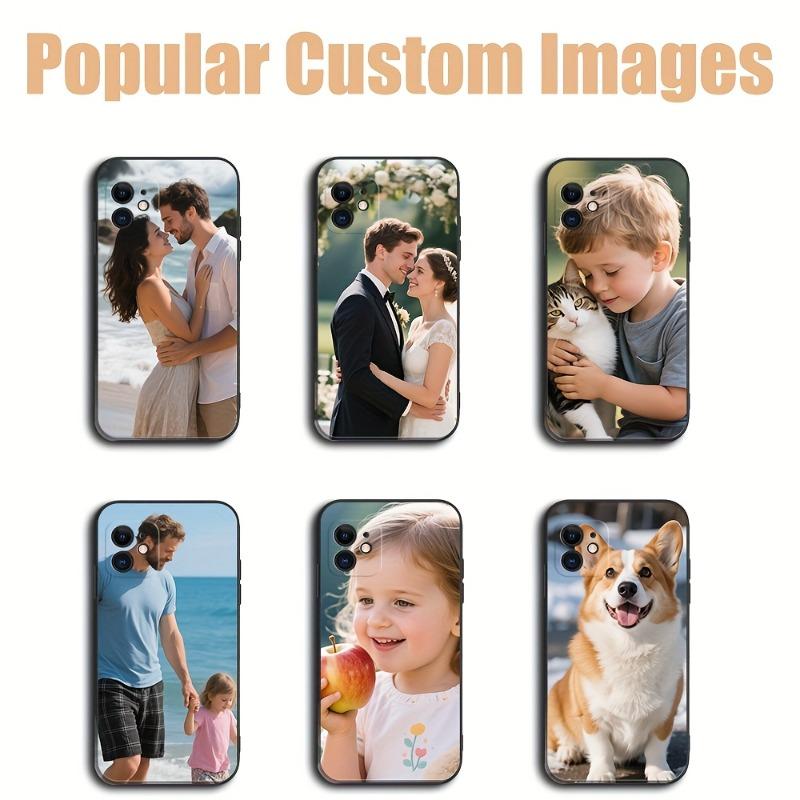 DIY Customized Photo Phone Case For iPhone 17 16 15 11 12 14 13 Pro Max Mini X XS XR 7 8 Plus SE Air 16E Shockproof Soft Cover