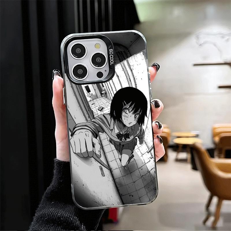 Ultimate Perspective Anime Shockproof Phone Case for iPhone 17 Air 16 16E 15 Pro Max 14 Plus 13 Mini 12 Back Cover Anti Fall Fun