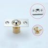 1 Set Adjustable Spring Ball Catch Latch Secure Cabinet Door Clasp With Strike Plate And Screws For Closets And Cabinets