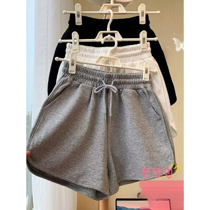 Fat Mm Plus Size Sports Shorts Women's Summer Loose and Thin Home Wide-leg Casual Pants for Outer Wear