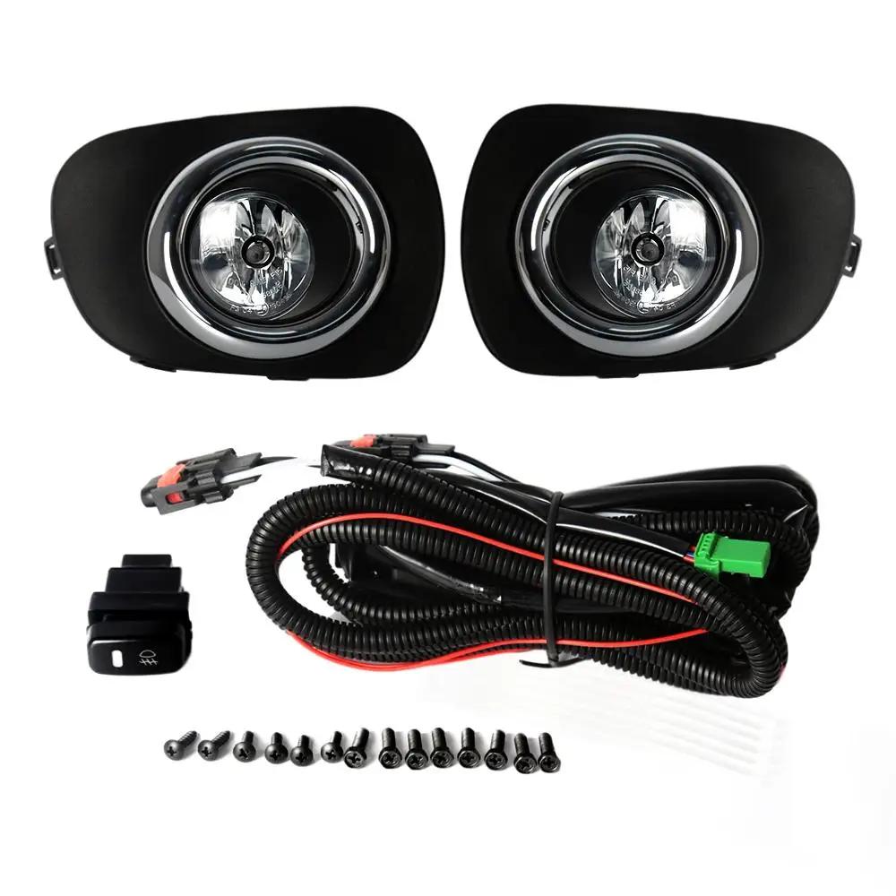 

2PCS Car LED Fog Lamp For Mitsubishi Montero/ Pajero Sport 2010-14/L200/Triton 2013-15 Front Bumper Drive Light Assembly Kit 12v Whole Set