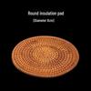 Handmade Vietnamese Rattan Tea Coasters and Placemats for Tea Ceremony