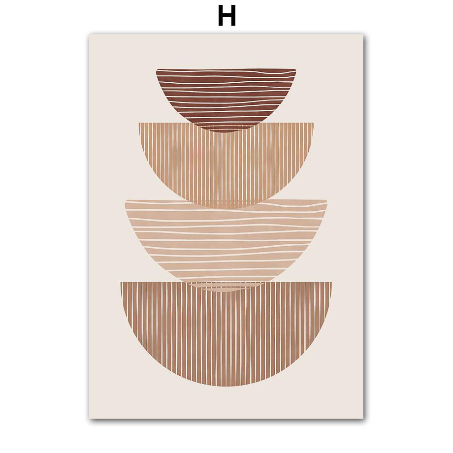 

Солнечные листья Линии Радуга Геометрия Абстрактный Пейзаж Постеры Принты Холст Живопись Настенное Искусство Картины Для Декора Гостиной 30X40cm No Frame