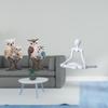 Realistic Owl Thinker Sculpture Figurine Creative Abstract Animal Desktop Ornament for Indoor Office