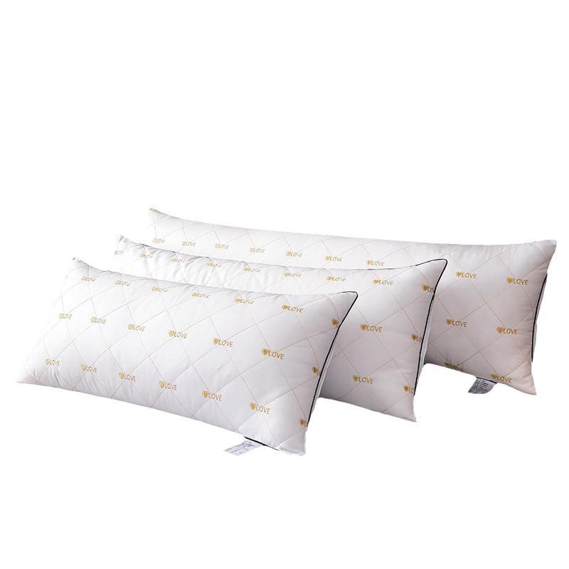 New Pillow Core Embroidery LOVE Love Double Long Pillow Couple Couples Extended Pillow Core