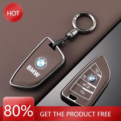 Nouveau 2025 pour BMW Série 1 2 3 5 7 X1 F48 X3 G20 X4 X5 G05 X6 F16 M40i M440i G02 G31 G23 F34 F15 F40 IX3 Étui en Cuir TPU pour Clé de Voiture