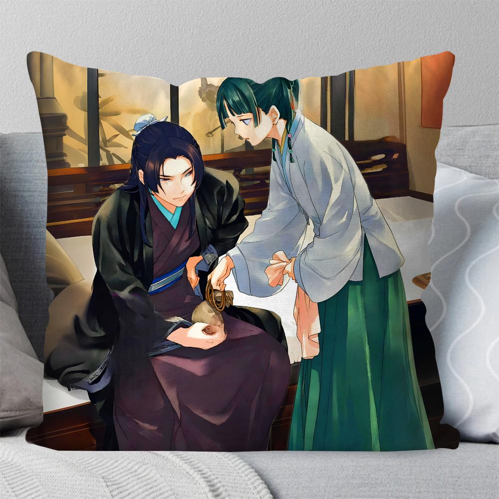 Die Tagebücher der Apothekerin Animations-Kissenbezug Quadratisches Kissen Schlafzimmer Sofa Freizeit Komfort Kissen Wohnzimmer Heimdekoration 40X40